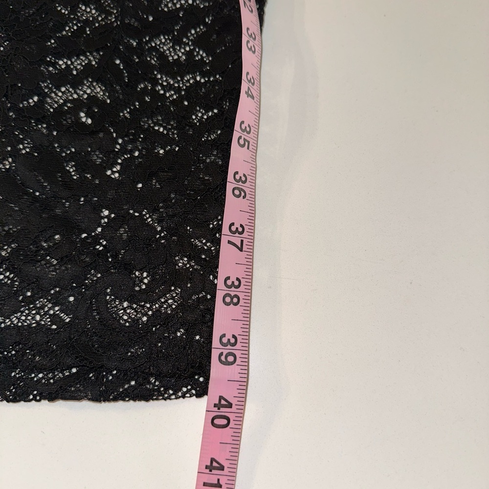 Nightcap “Chartres” black lace cropped long sleeve top & pencil skirt set S - Picture 16 of 16